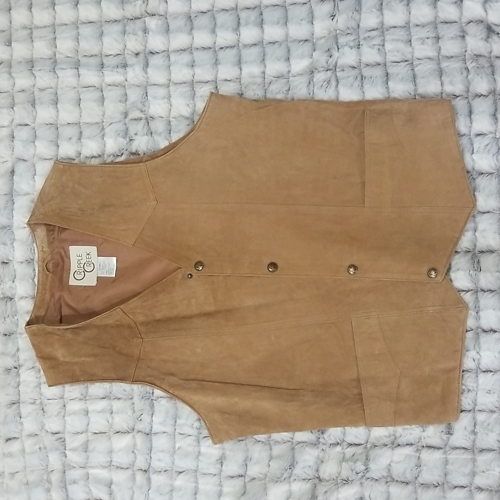 100% Genuine Leather Shell Men's Vest